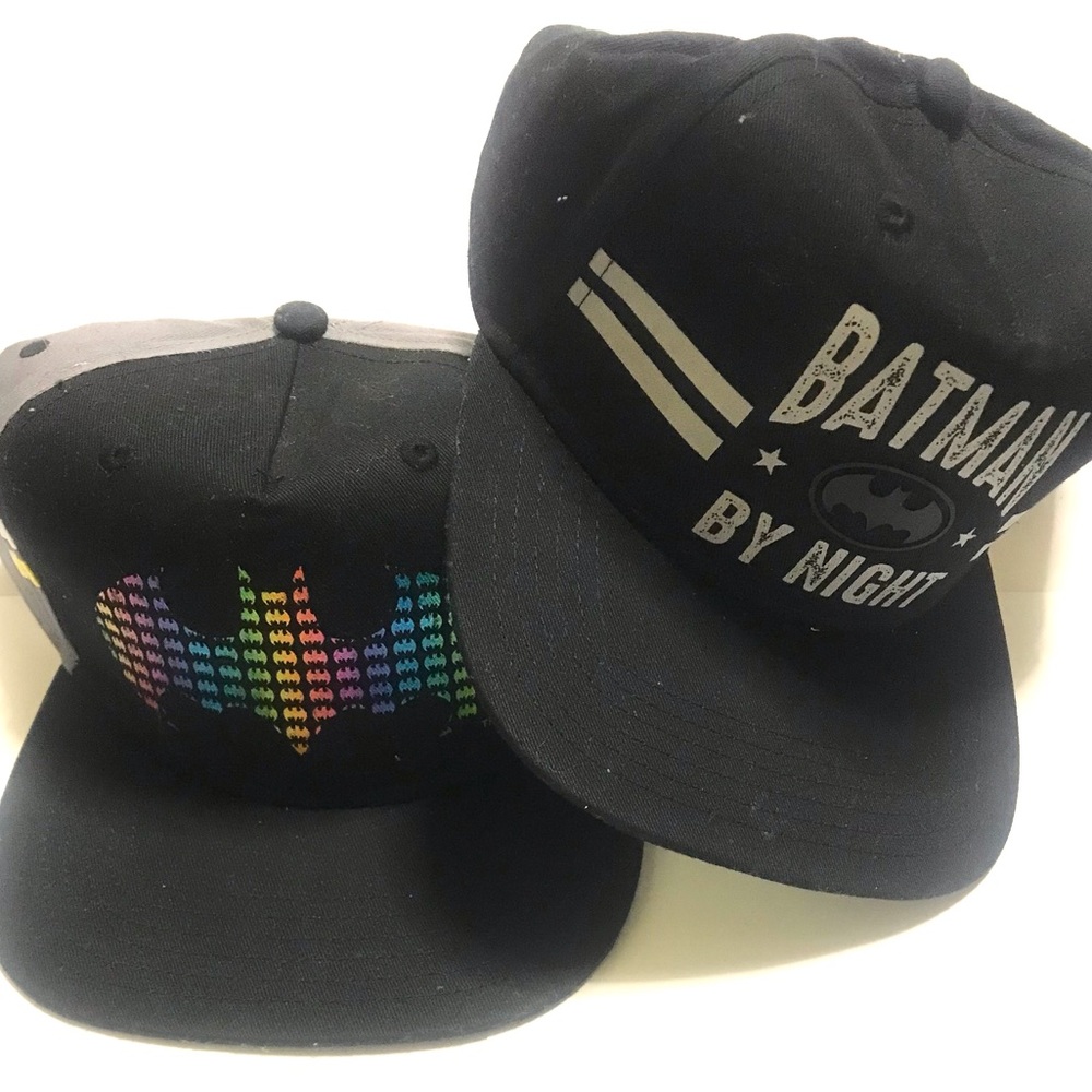 Dc Comics Batman Youth Size Adjustable Baseball Cap Hat fits Ages 6-12